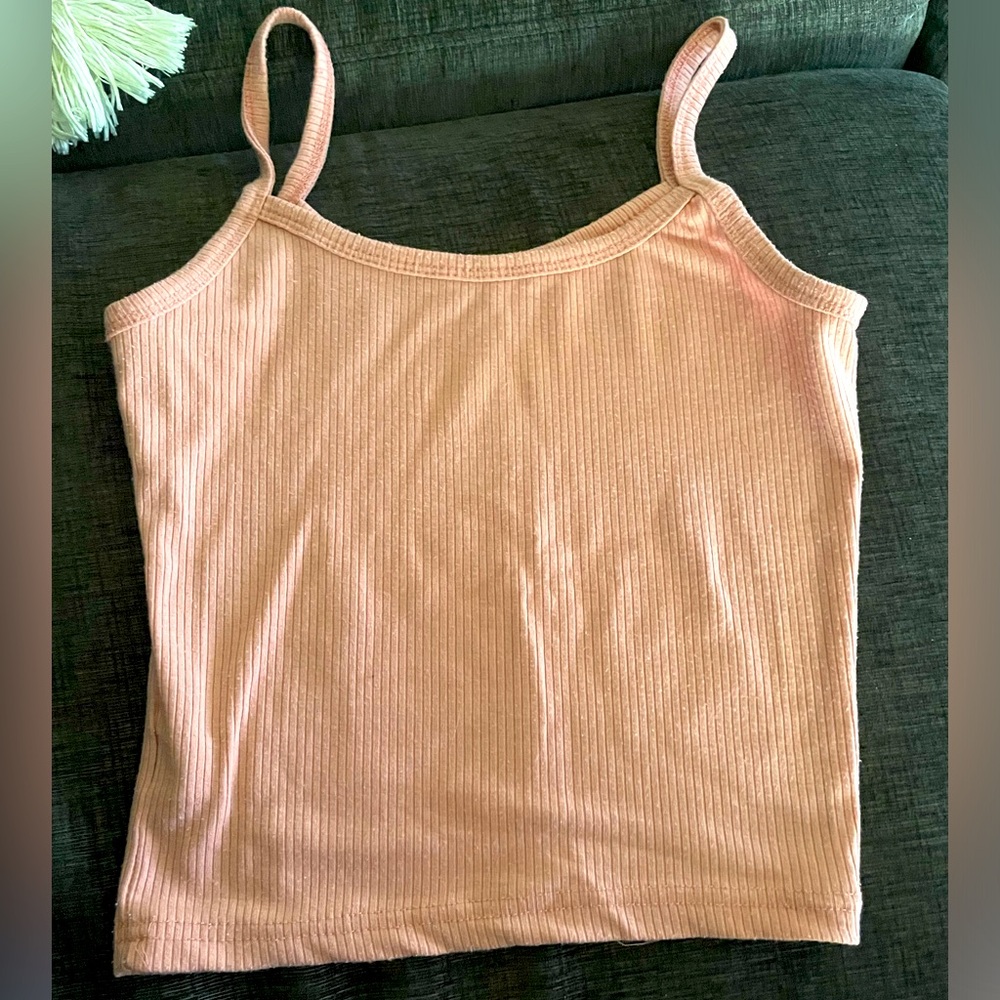 Light pink Ribbed tank top